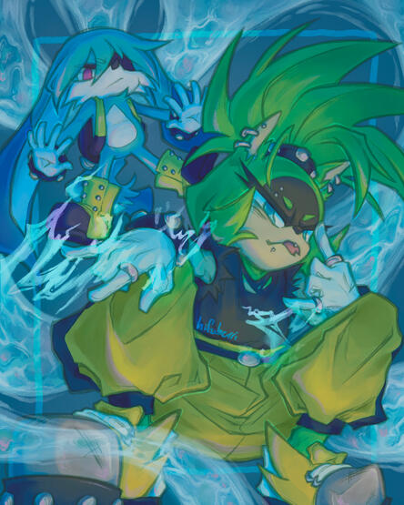 surge and kit from idw sonic.
