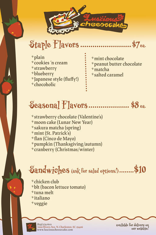 2/8, front of menu which displays food items.