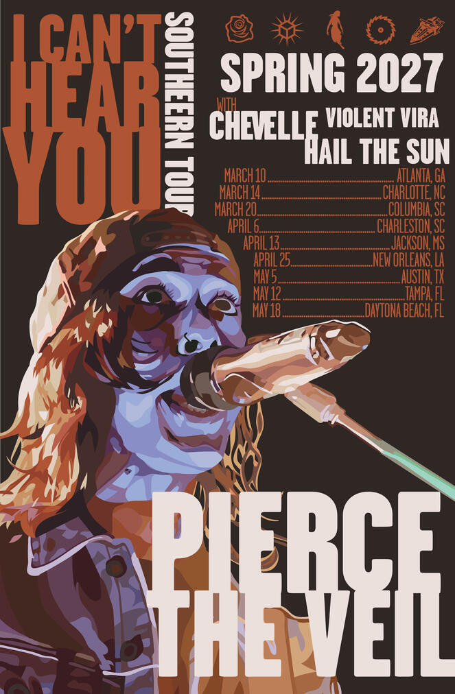 1/2, tour date poster.