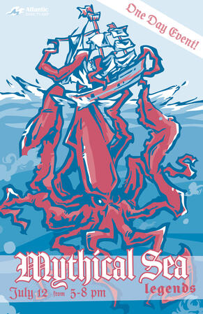 2/11, museum event poster file. Specifically for skeptics and believers of sea related myths to have grounds for discussion.